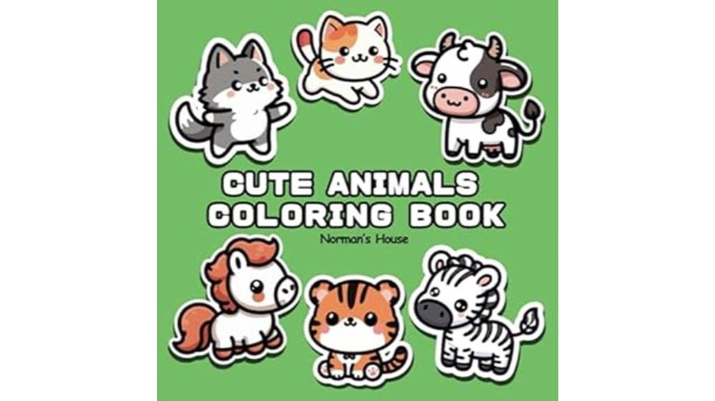 adorable creatures coloring fun