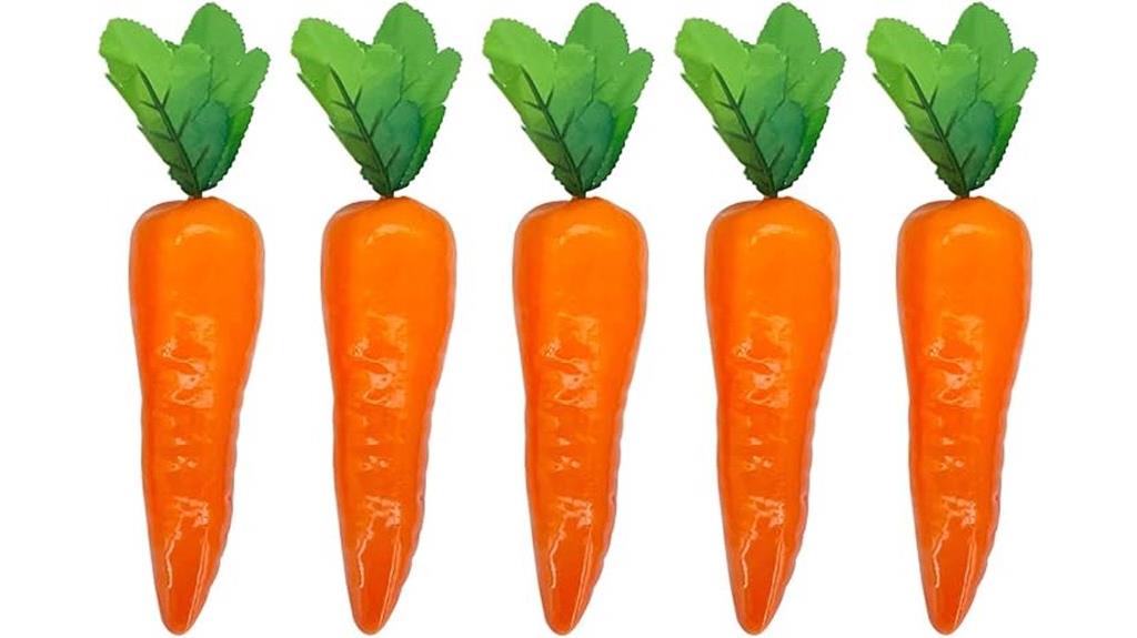 artificial vegetable carrot set