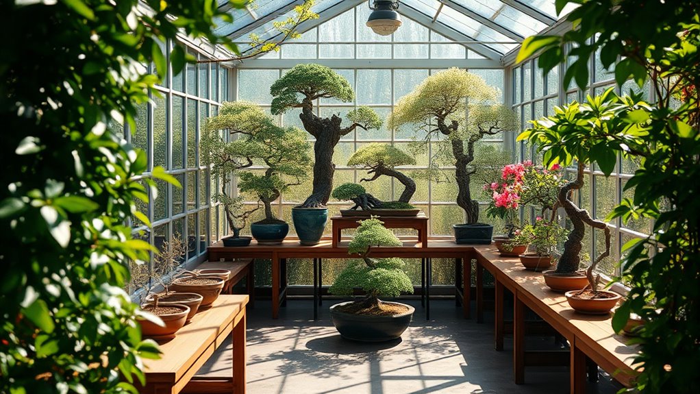 bonsai greenhouse design ideas