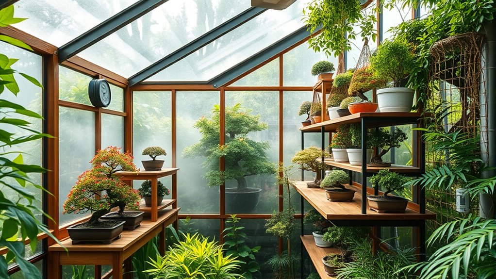 choosing bonsai greenhouse designs