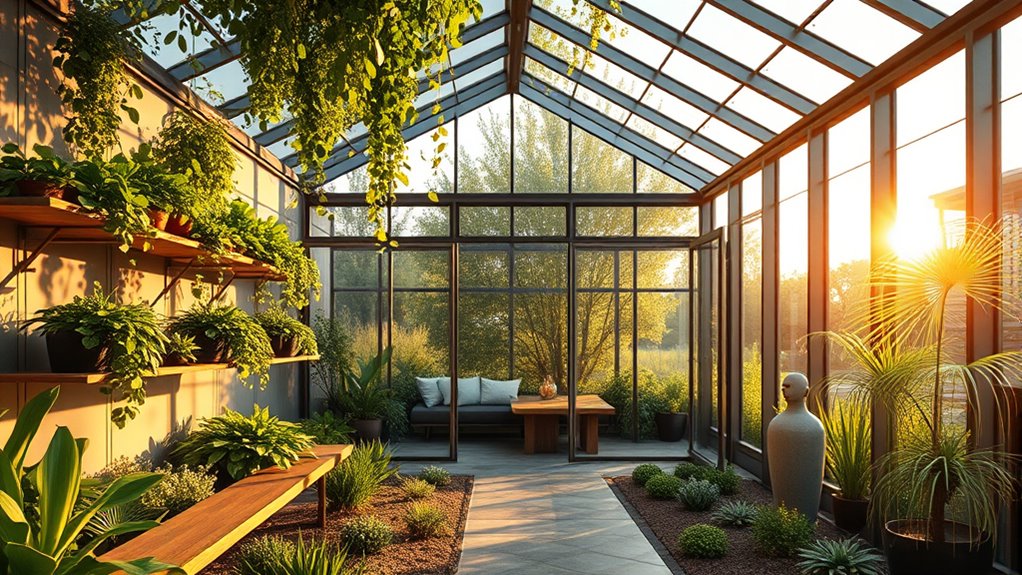 choosing modern greenhouse design