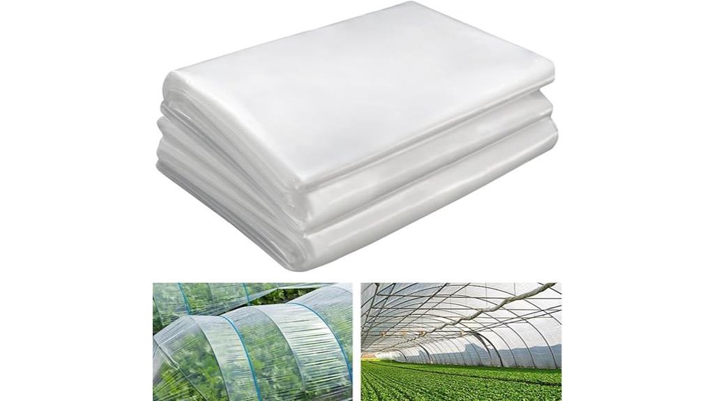clear waterproof greenhouse cover
