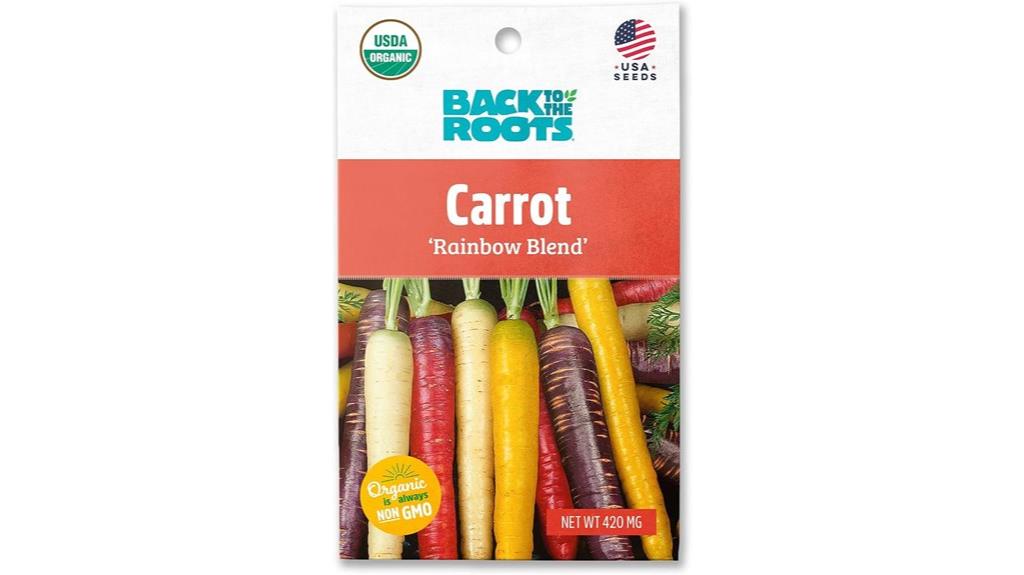 colorful carrot seed blend