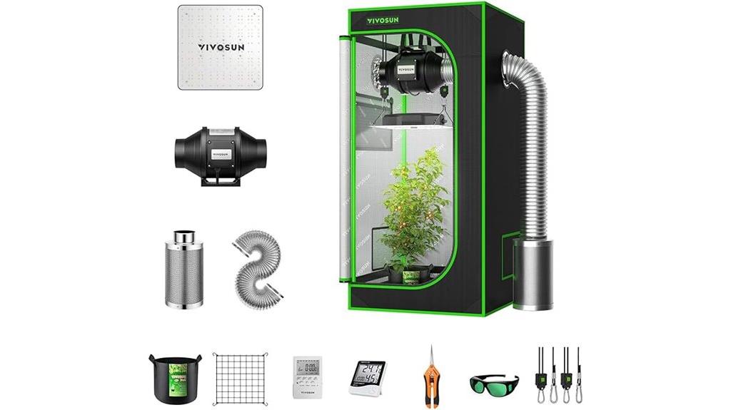 compact indoor gardening setup
