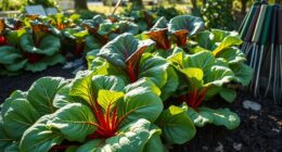 cultivating swiss chard tips