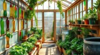 eco friendly greenhouse upcycling materials