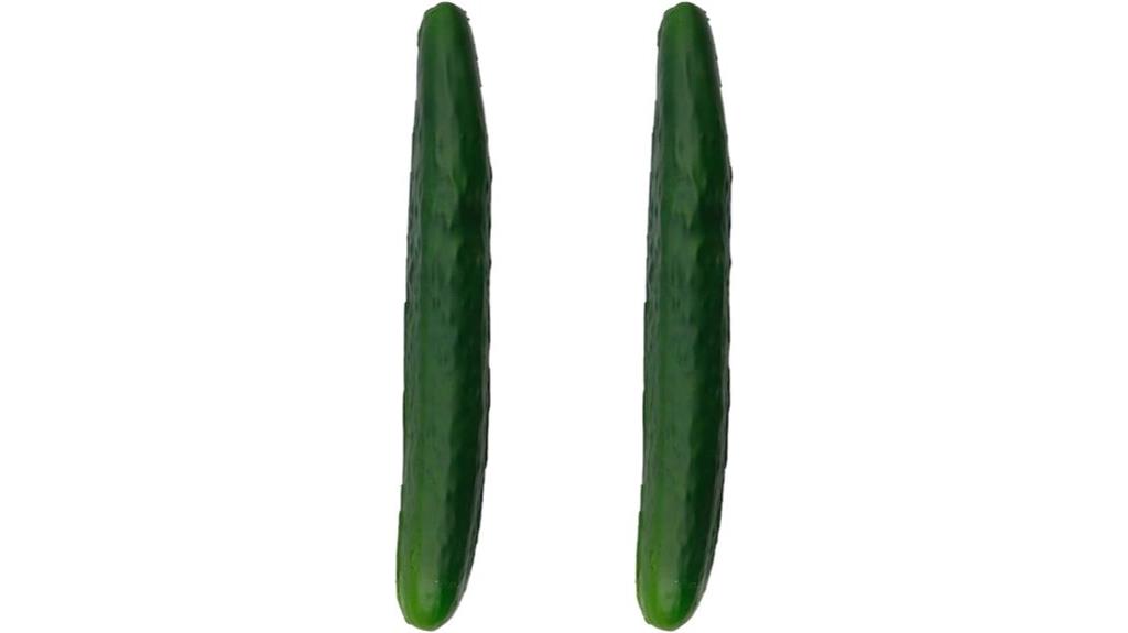 faux cucumber home decor