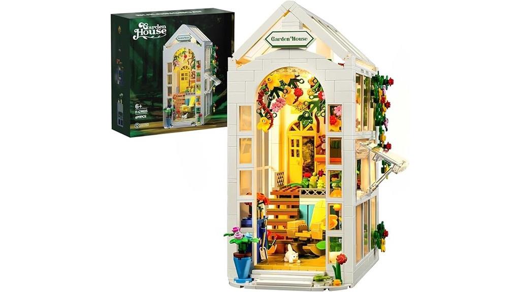 flower house building set
