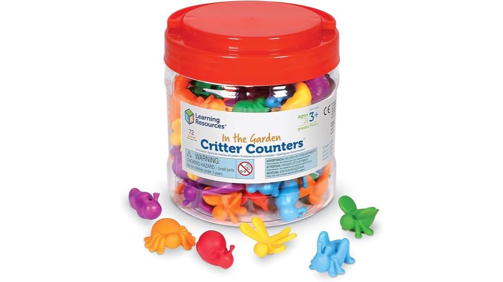 garden critters counting set