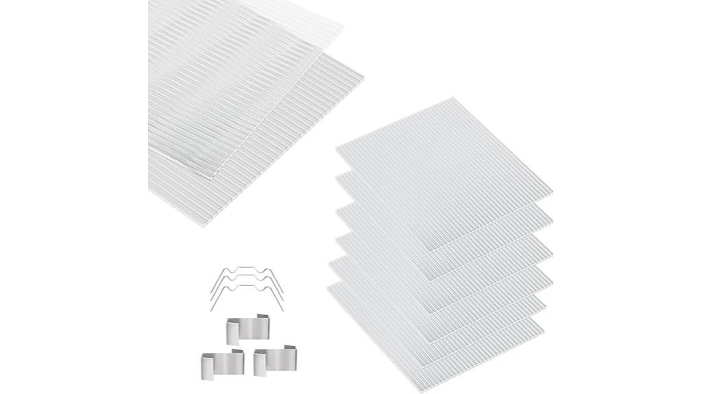 greenhouse panels for gardening