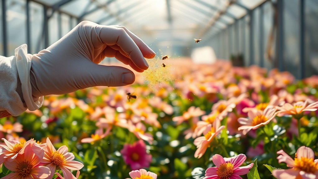 greenhouse pollination difficulties faced