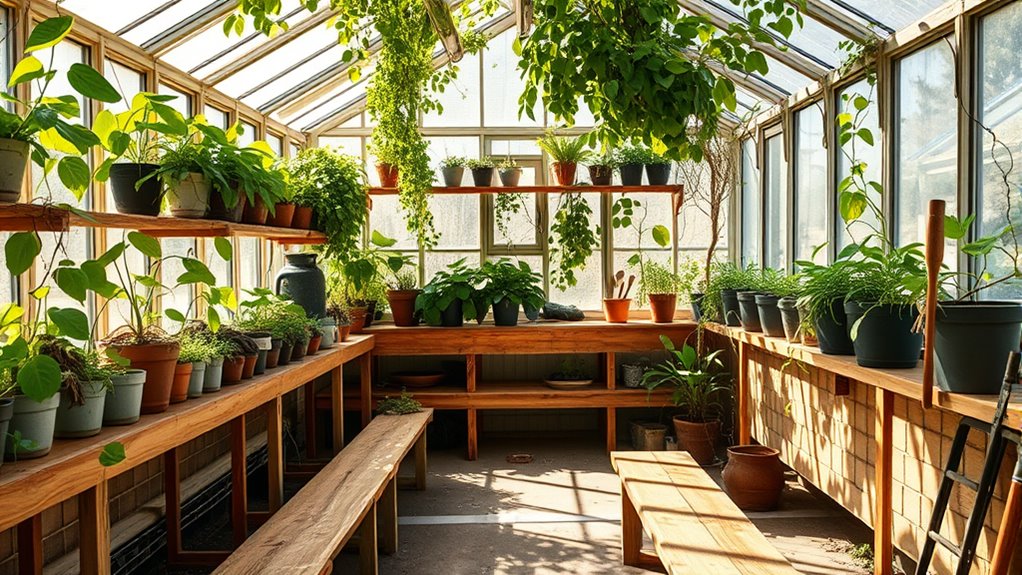 greenhouse shelf integration systems
