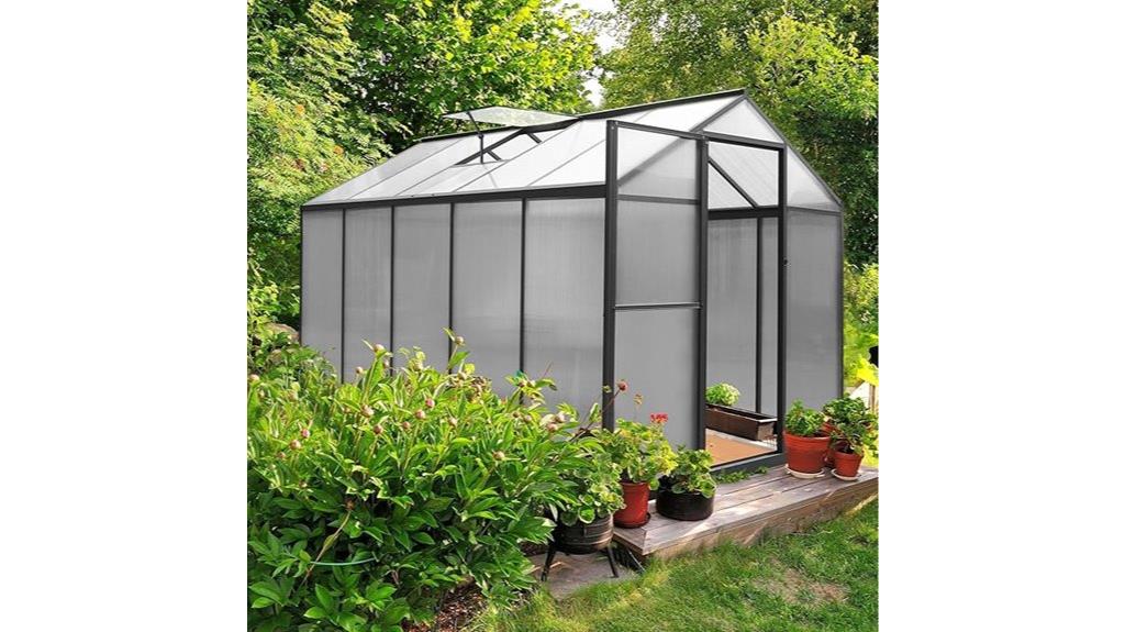 greenhouse with adjustable vent