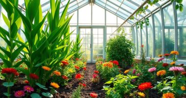 greenhouses enhance garden growth