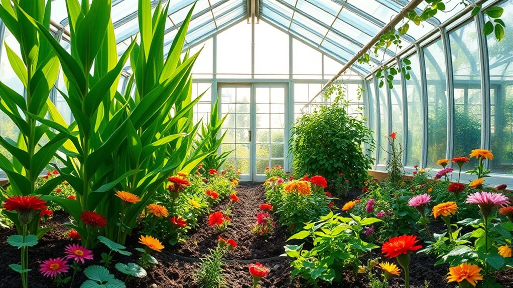 greenhouses enhance garden growth