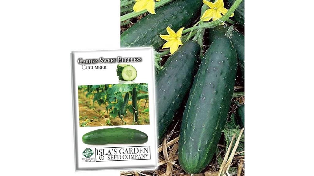 heirloom cucumber seed packet