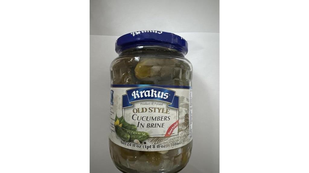 krakus cucumbers in brine