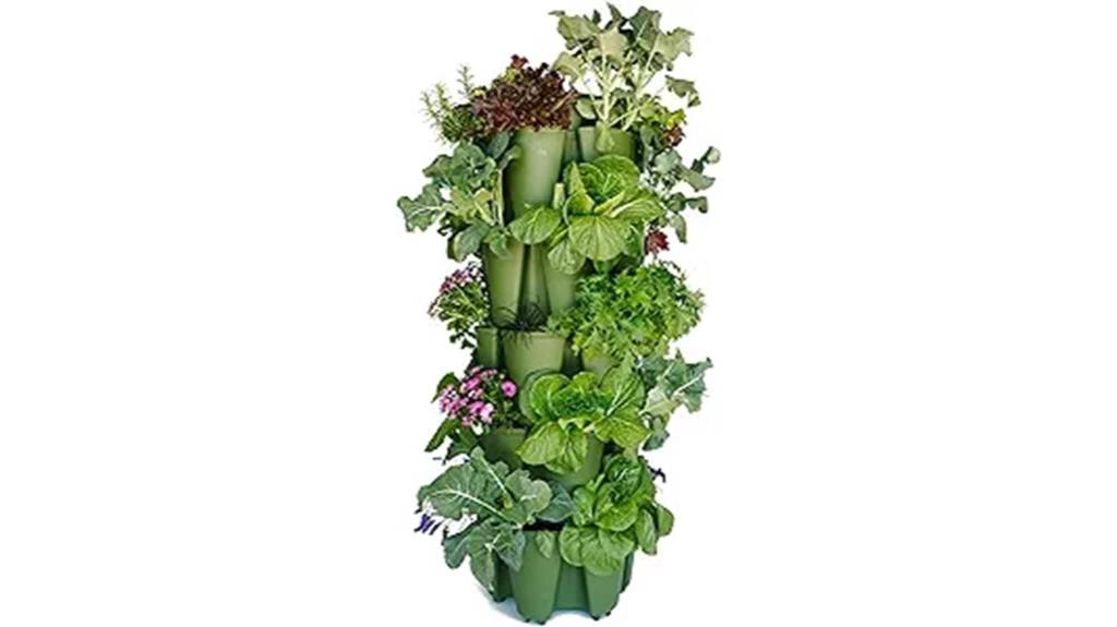 large vertical garden planter