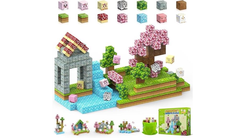 magnetic building blocks set