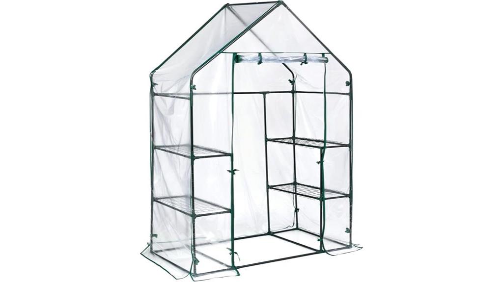 mini walk in greenhouse kit
