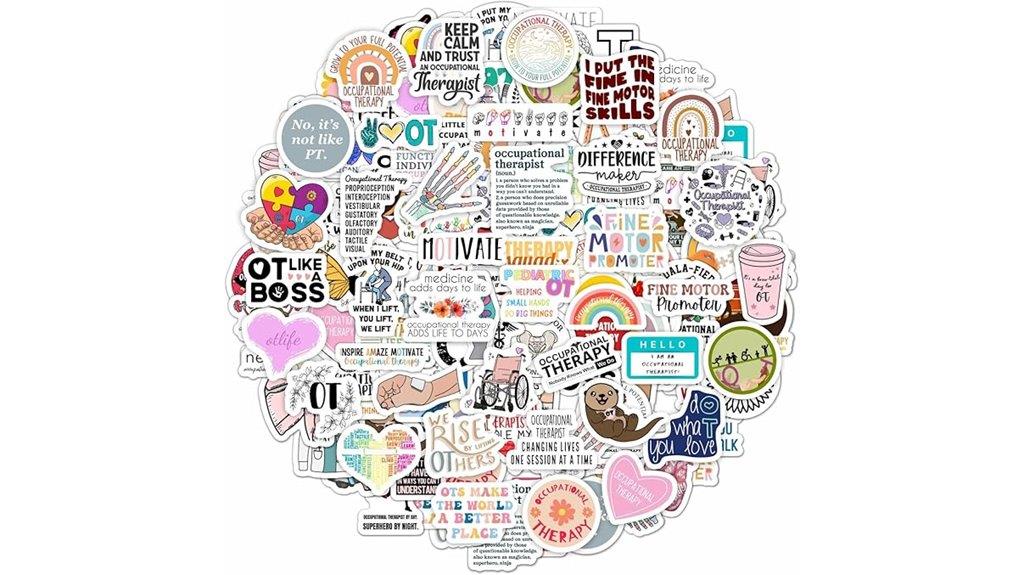 occupational therapy sticker collection