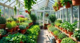 optimal greenhouse setups for gardening