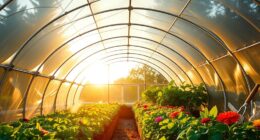 optimal polytunnel garden configurations