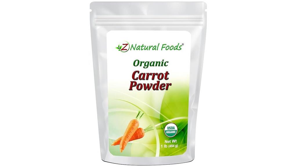 organic carrot powder 1 lb