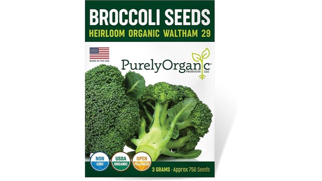 organic heirloom broccoli seeds