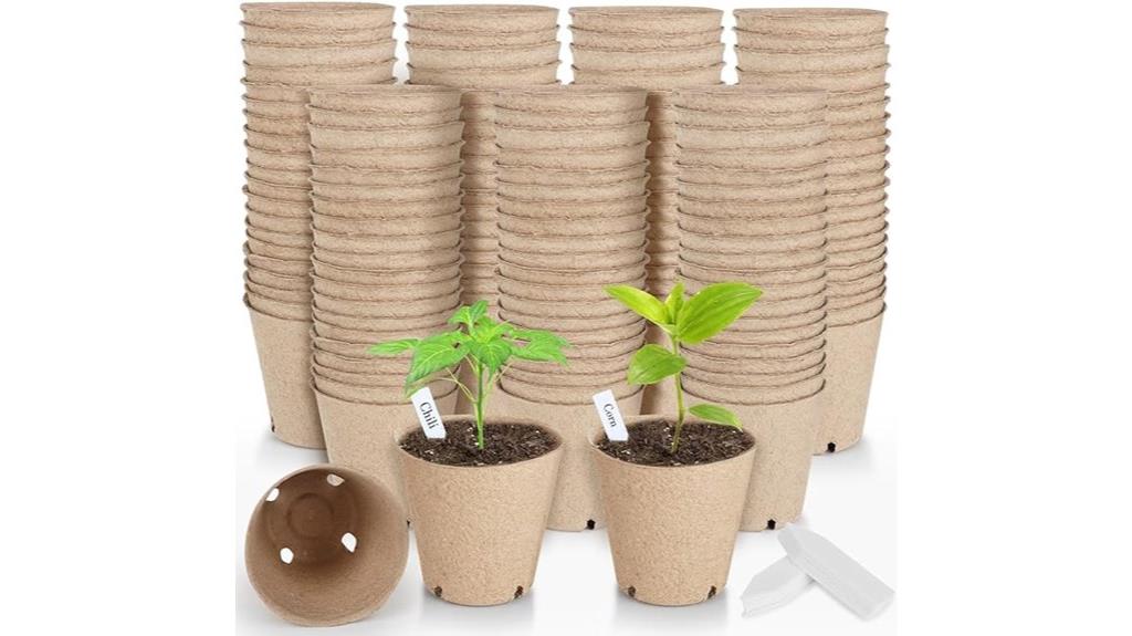organic seedling planting pots
