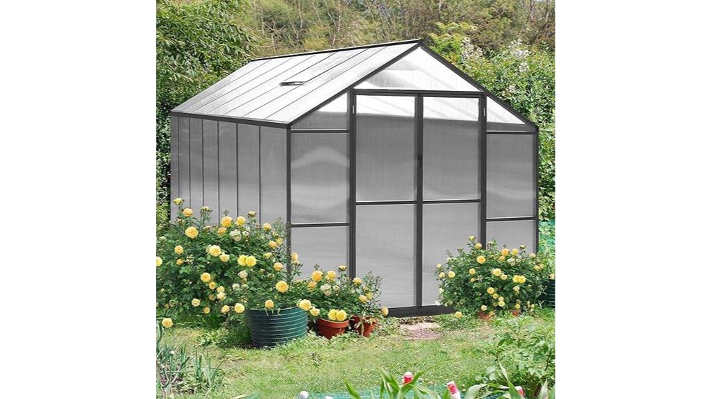 outdoor green house dimensions