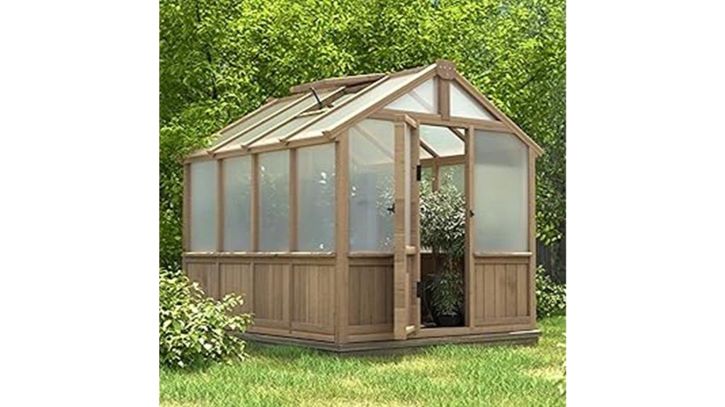 outdoor greenhouse for gardening