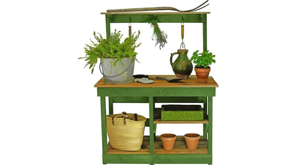 outdoor potting table design