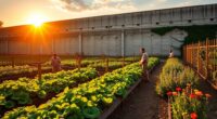 prison gardens promote rehabilitation