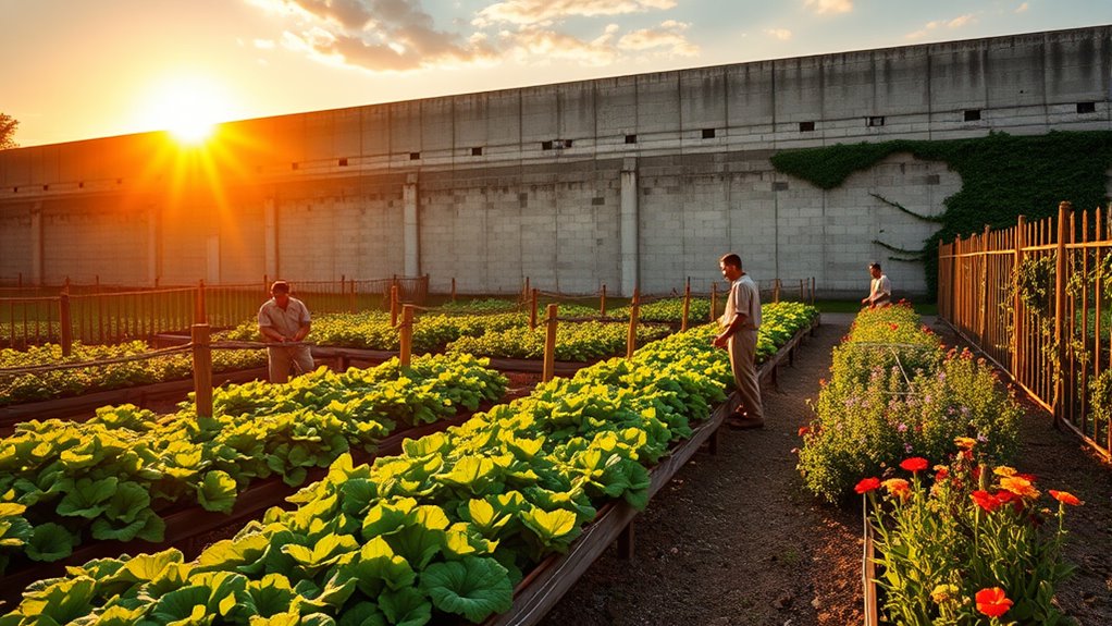 prison gardens promote rehabilitation