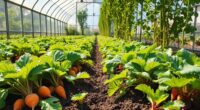 root vegetables greenhouse cultivation