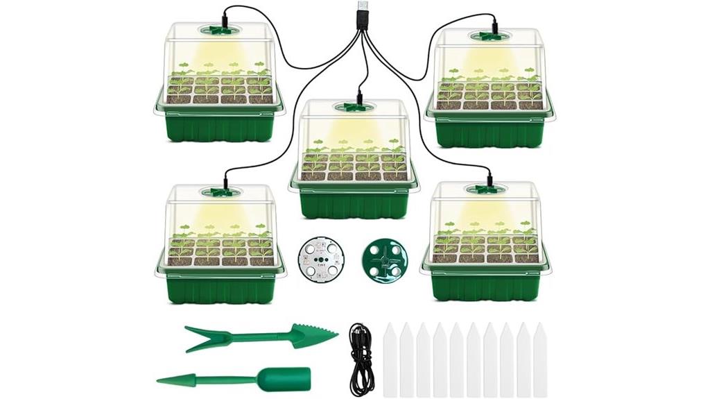 seed tray with light