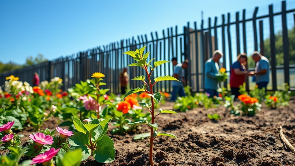selecting ideal prison gardens