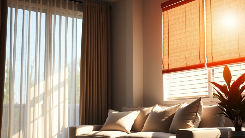 shades enhance thermal comfort