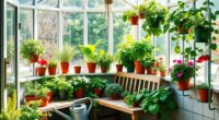 small greenhouse gardening ideas