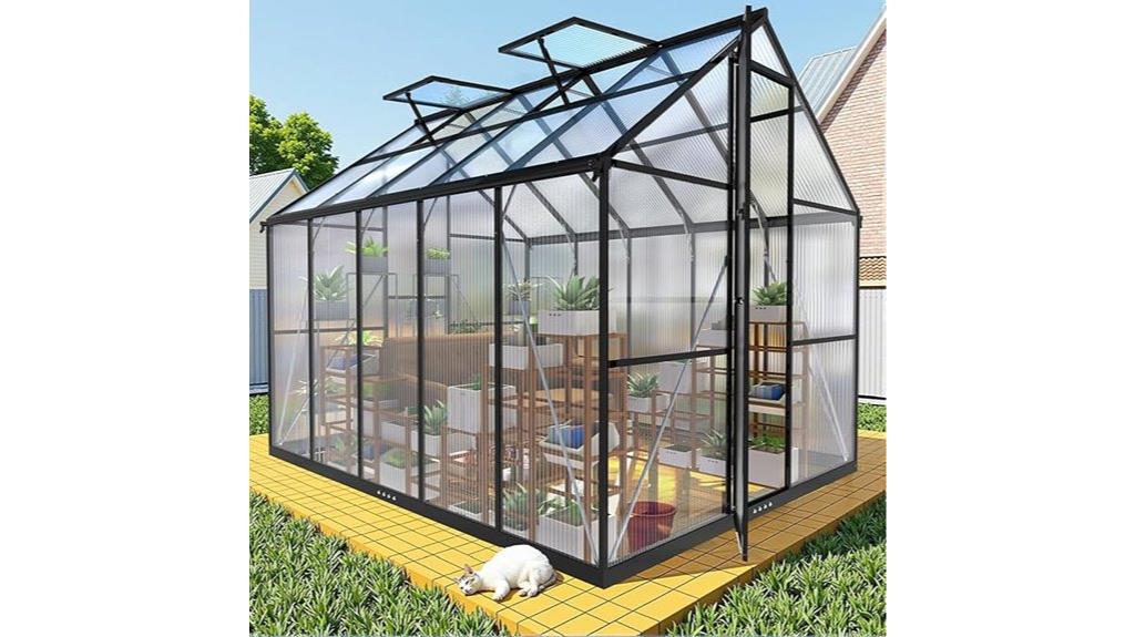 spacious durable gardening structure