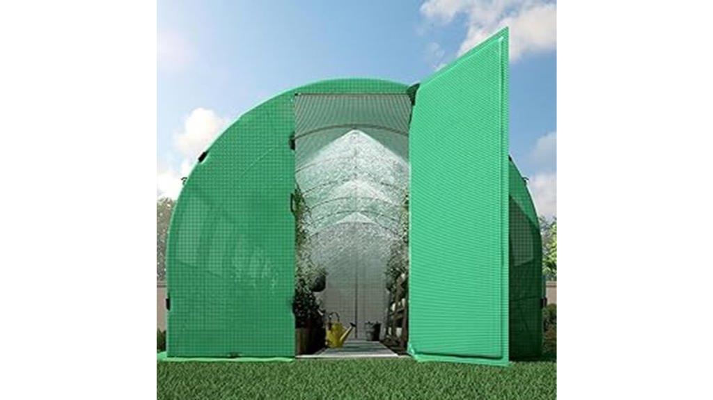 spacious heavy duty greenhouse