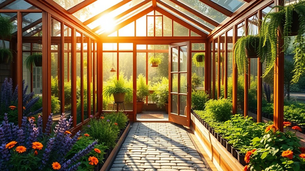 stunning backyard greenhouse ideas