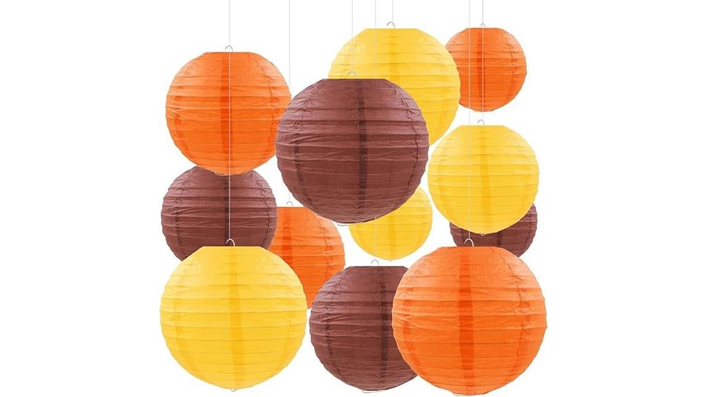 thanksgiving themed paper lanterns