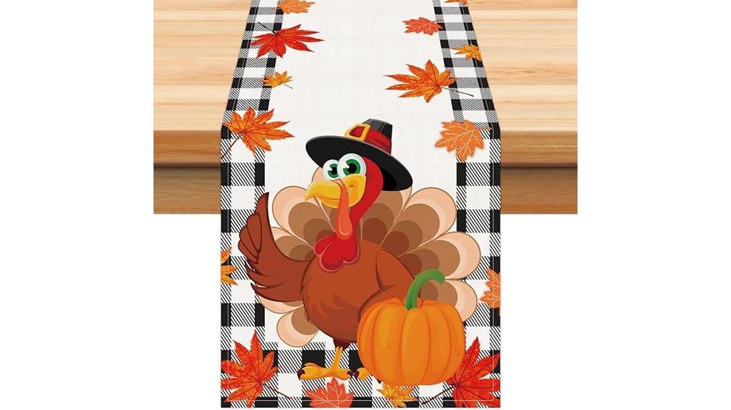 thanksgiving themed table decoration