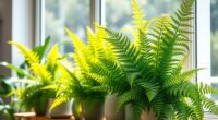 thriving indoor fern cultivation