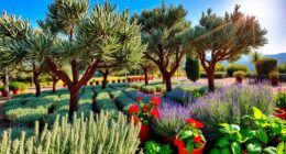 thriving mediterranean garden conditions