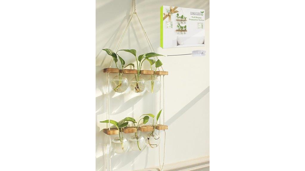 tiered wooden plant holder