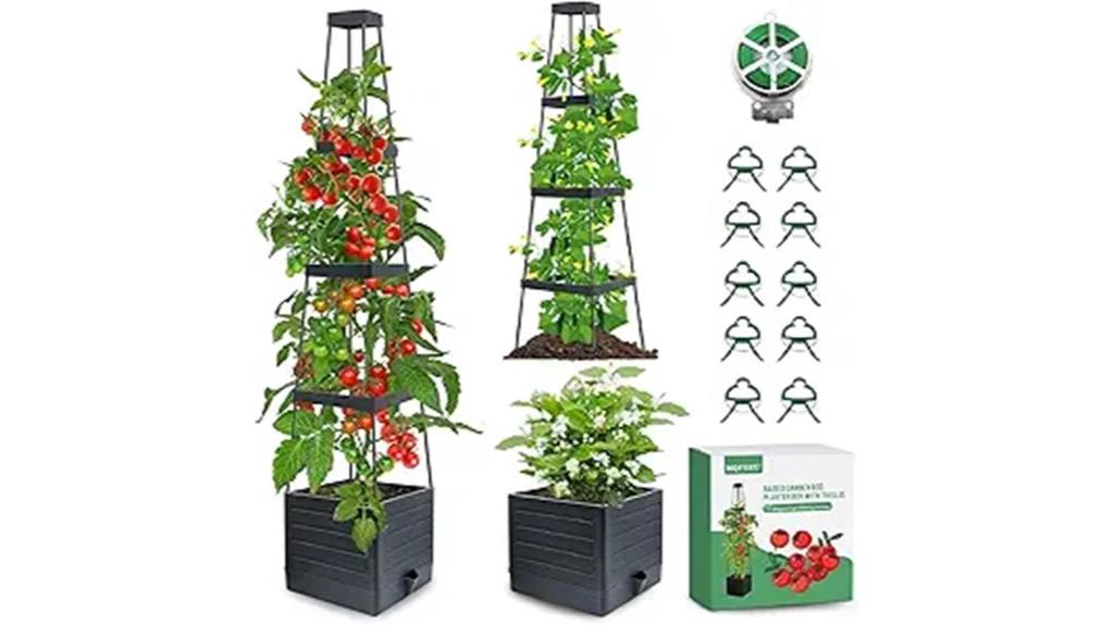 tomato planter boxes included