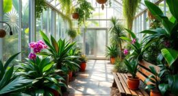 tropical greenhouse garden setups